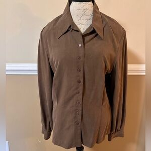 vintage Liz Claiborne silk blouse, size 14